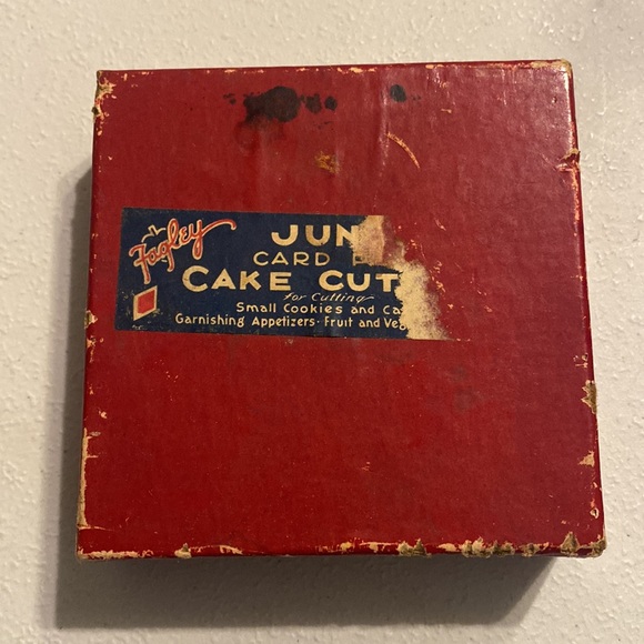 Fagley cake cookie cutters card symbols antique vintage 50s - Picture 4 of 5